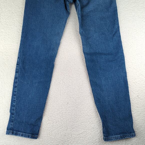 Vintage '90s Wrangler High-rise Relaxed Fit Tapered Leg Jeans Women's 10 Stretch - Picture 6 of 8